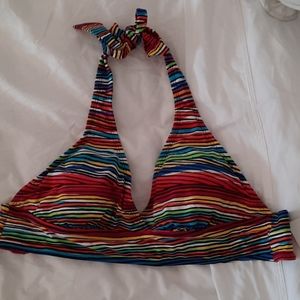 Halter bikini swim top